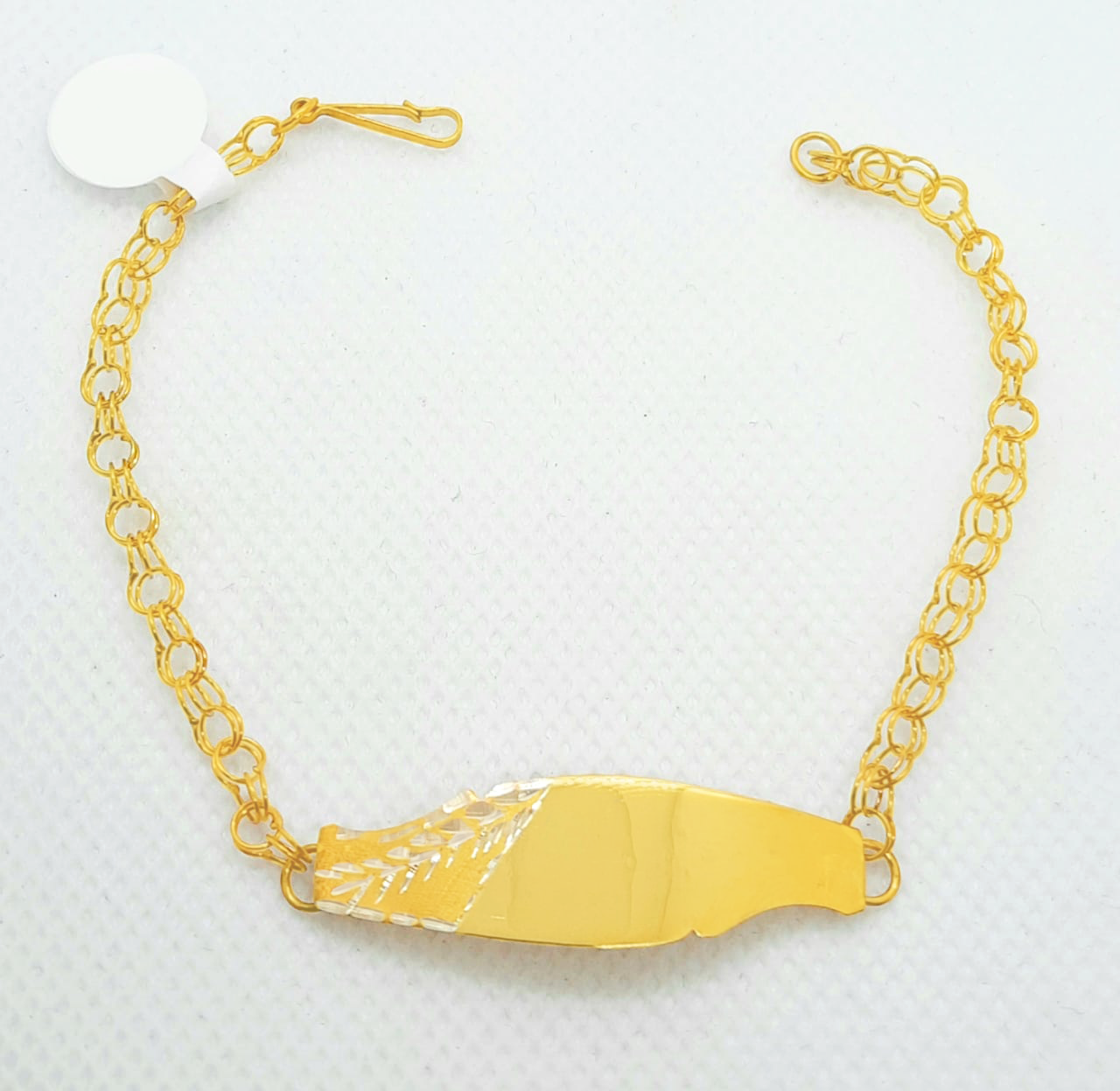 Gold Ladie ID Band